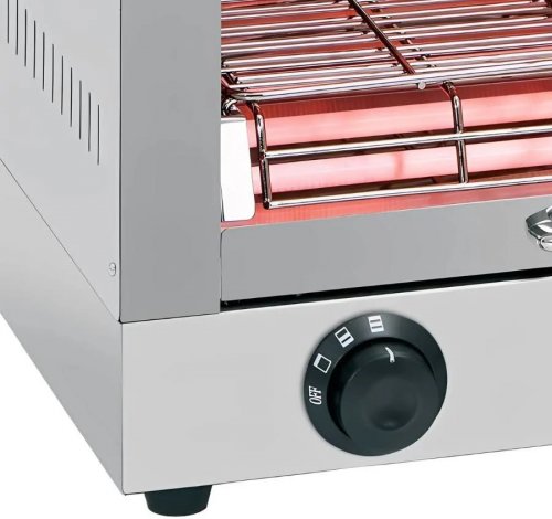 Tostadora eléctrica industrial inox 2 pisos para hostelería. horno tostador de pan profesional para bar y restaurante