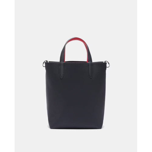 Tote reversible en burdeos y topo con logotipo plateado Azul marino