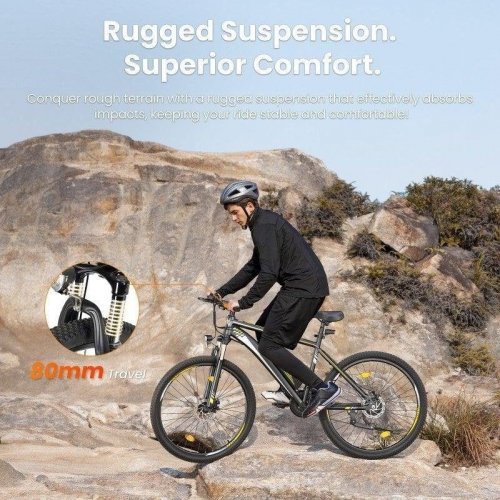 Touroll U1 26 Bicicleta Eléctrica 250W 45Nm Batería 468Wh 65 km 21 Velocidades Shimano