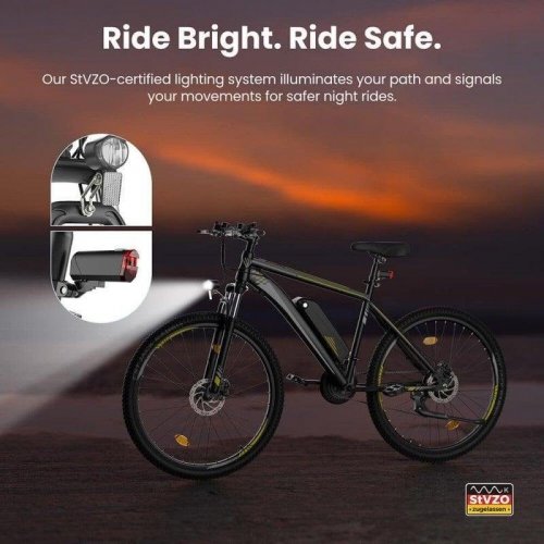 Touroll U1 29 Bicicleta Eléctrica 250W 45Nm Batería 468Wh 65km 21 Velocidades Shimano