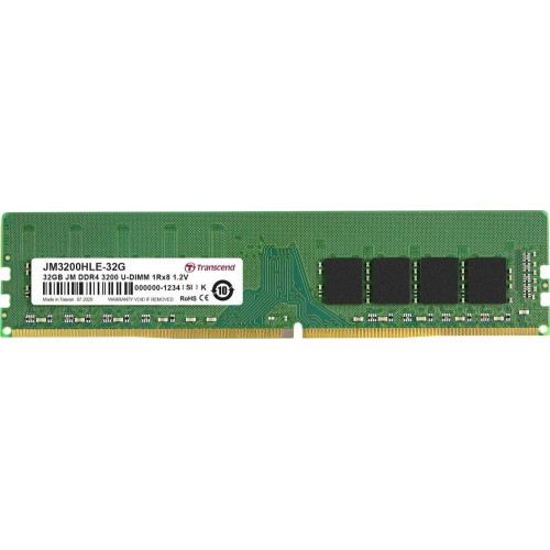 Transcend JetRAM 32GB DDR4-3200 CL22 (JM3200HLE-32G)