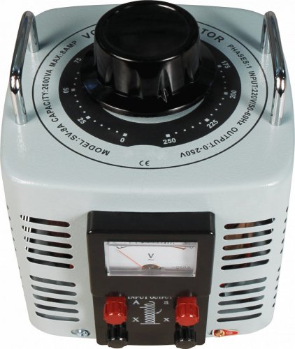 Transformador toroidal variable, 0-250 V, 8 A, 2000 W, anal&oacu