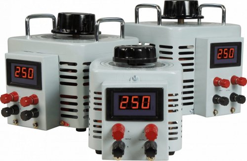 Transformador toroidal variable, 0-250 V, 8 A, 2000 W, digital
