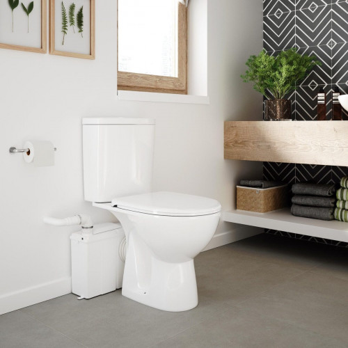 Triturador WC compacto 1 entrada Watersan Basic