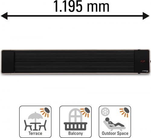 Trotec Calefactor por radiación de luz negra IRD 1800