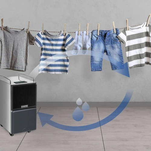 Trotec Deshumidificador TTK 122 E con sistema de descongelación por gas caliente