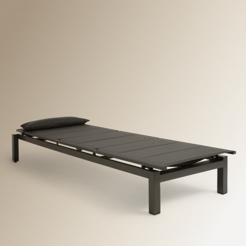 Tumbona ergonómica de jardín de aluminio Chicago Antracita