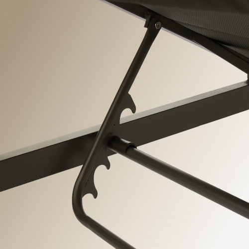 Tumbona ergonómica de jardín de aluminio Chicago Antracita