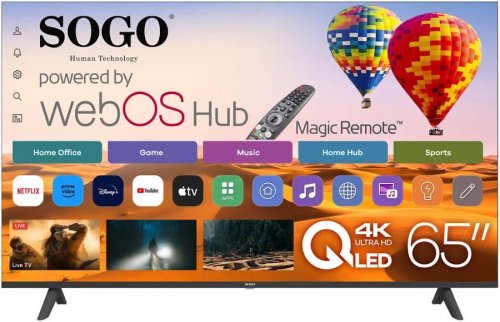 tv 65 pulgadas sogo ss6503 smart tv uhd