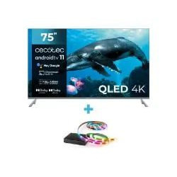 TV CECOTEC V2 75″ (02629) + REGALO Sync Box WiZ (9637)B
