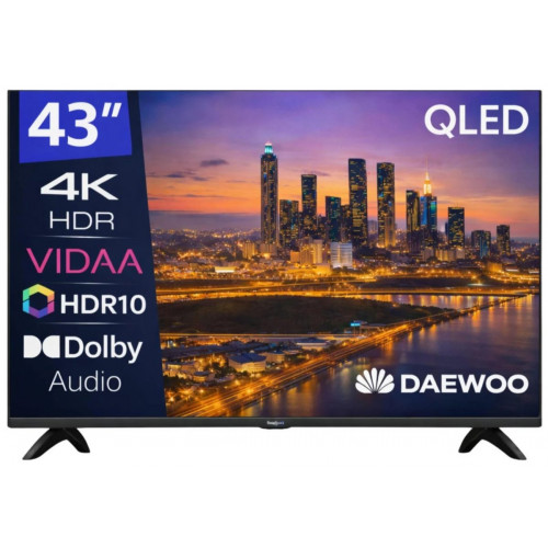 TV DAEWOO 43 43VB56QV UHD QLED SMART TV HDR10
