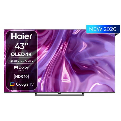 TV HAIER 43 H43S80GUX UHD QLED GOOGLETV PEANA