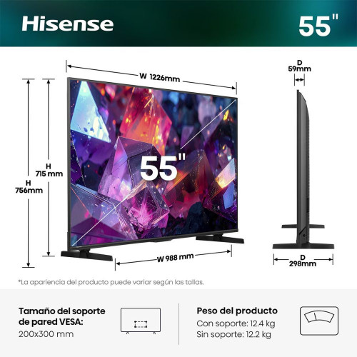 TV HI-QLED 55
