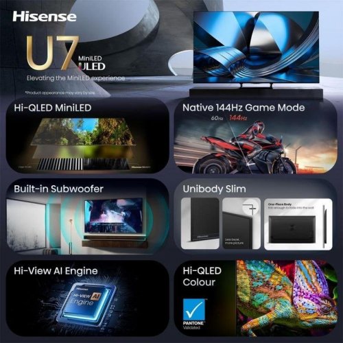 TV Hisense Mini-LED ULED 50U7SE 50