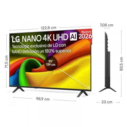 TV LG NANO 4K UHD AI 55NU8E0B3LA 55