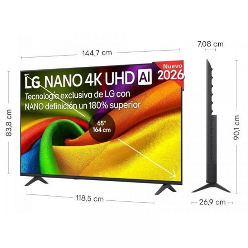 TV LG NANO 4K UHD AI 65NU8E0B3LA 65