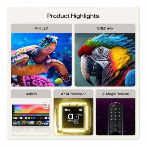 TV LG QNED MiniLED 43QNED87B6A 43