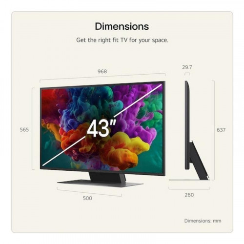 TV LG QNED MiniLED 43QNED87B6A 43