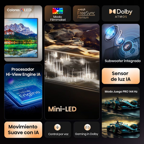 TV MiniLED 126 cm (50