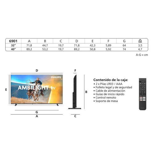 TV QLED 100cm (40
