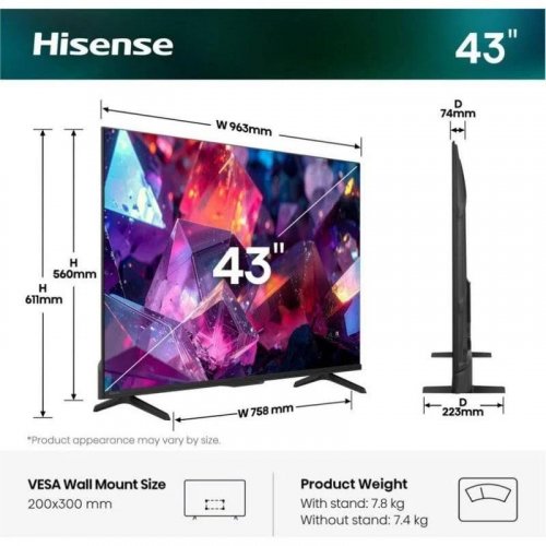 TV TV Hisense QLED 43Q7S PRO 43