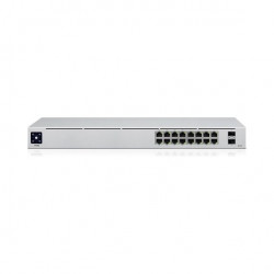 Ubiquiti Unifiswitch 16 Rackmount Gigabit Managed Switch, 16x RJ-45, 2x Sfp, Poe+, Gen2 (usW-16-Poe)