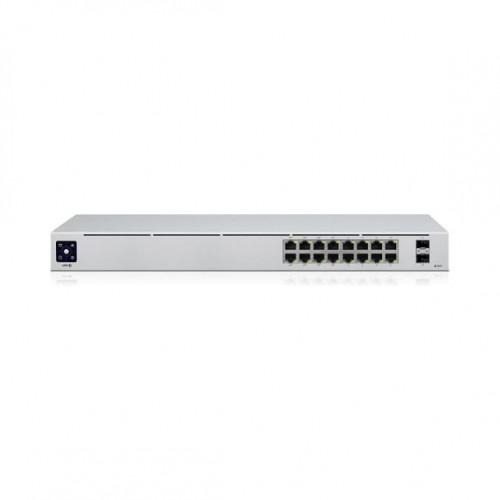 Ubiquiti Unifiswitch 16 Rackmount Gigabit Managed Switch, 16x RJ-45, 2x Sfp, Poe+, Gen2 (usW-16-Poe)