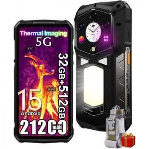 Ulefone Armor 29 Pro Thermal Ai Móvil Resistente 5g 32gb 512gb 21200mah 120w Android 15 6.67
