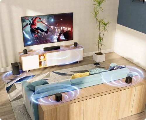 Ultimea Barra de Sonido Aura A40 7.1 330W Control App SurroundX