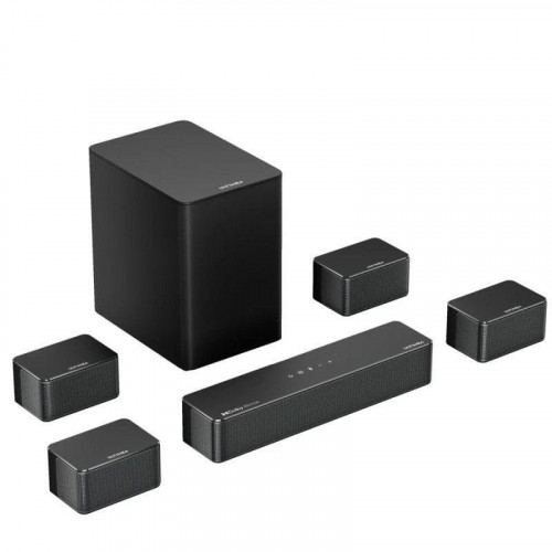 Ultimea Poseidon D80 Barra de Sonido 7.1 Canales Dolby Atmos con Subwoofer y 4 Altavoces con Cable