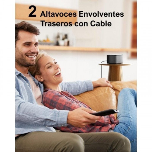 Ultimea Poseidon D80 Barra de Sonido 7.1 Canales Dolby Atmos con Subwoofer y 4 Altavoces con Cable