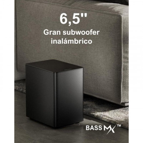Ultimea Poseidon D80 Barra de Sonido 7.1 Canales Dolby Atmos con Subwoofer y 4 Altavoces con Cable