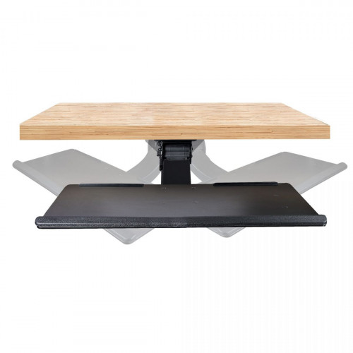 UNDER DESK KEYBOARD TRAY HEIGHT ADJUSTABLE W/ MOUSE P AD