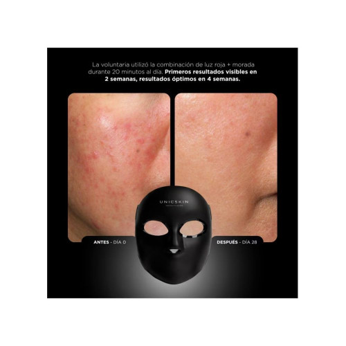 Unicled Centurion Korean Mask 5.0 Máscara Facial Con Tecnología Led Nir Ia
