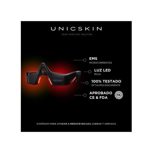 Unictech Eye Mask Dispositivo De Doble Tecnología Contorno Ojos