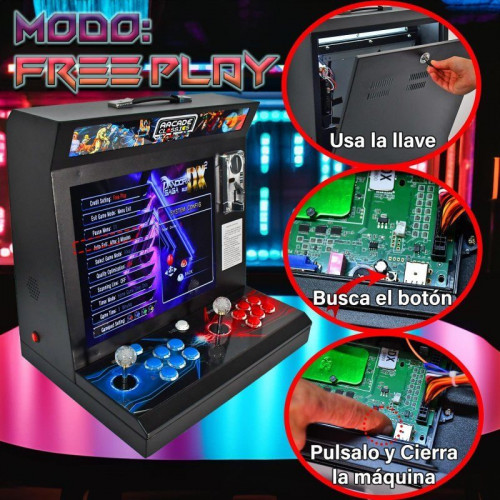 UnicView Máquina Recreativa Arcade de 17