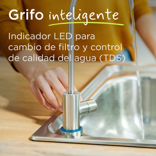 Unidad de ósmosis BRITA mypure Green RO 600 GPD con grifo 5 etapas 600GPD