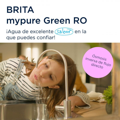 Unidad de ósmosis BRITA mypure Green RO 600 GPD con grifo 5 etapas 600GPD