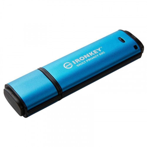 Unidad flash USB Kingston IronKey Vault Privacy 50C 512GB USB-C cifrado AES-256 IPX8