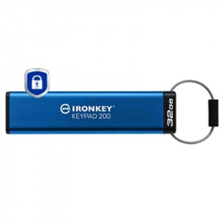 Unidad USB Kingston IronKey Keypad 200 32GB FIPS 140-3 Nivel 3 AES-256
