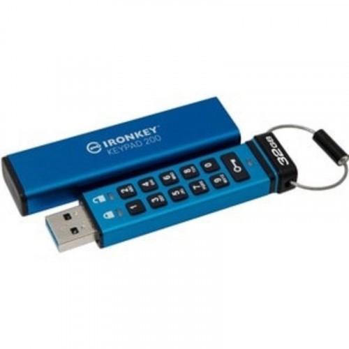 Unidad USB Kingston IronKey Keypad 200 32GB FIPS 140-3 Nivel 3 AES-256