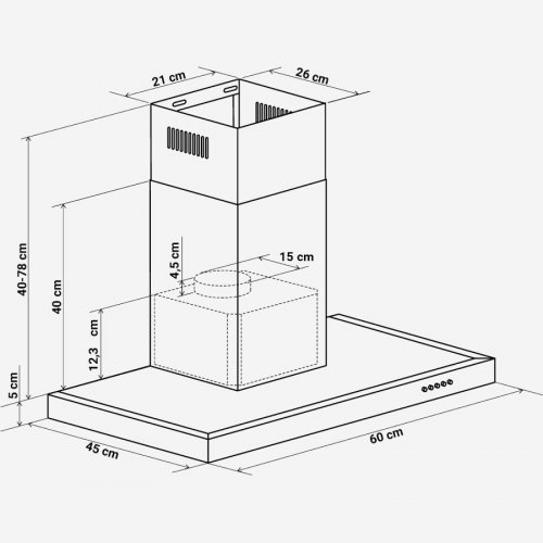 Universal Blue Campana Zaniah Inox T