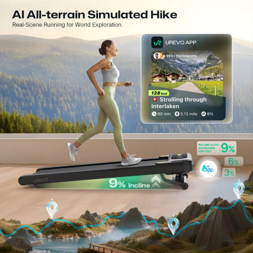 UREVO SpaceWalk 3S Smart Walking Pad