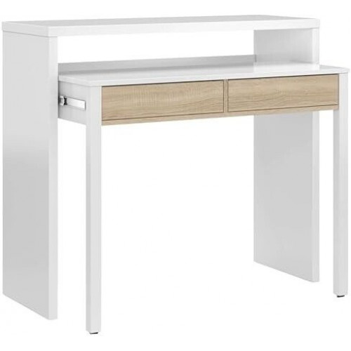 Usinestreet Extendable Desk Clea White