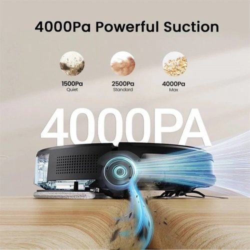 Vactidy Vactidy Cleanova W7 Robot Aspiradora Succión potente de 4000Pa