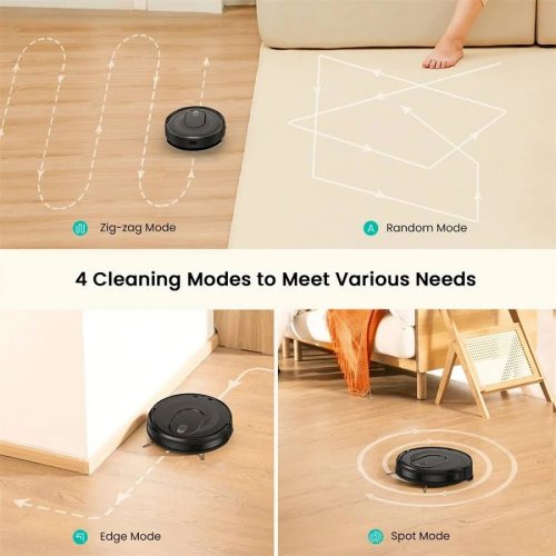 Vactidy Vactidy Cleanova W7 Robot Aspiradora Succión potente de 4000Pa