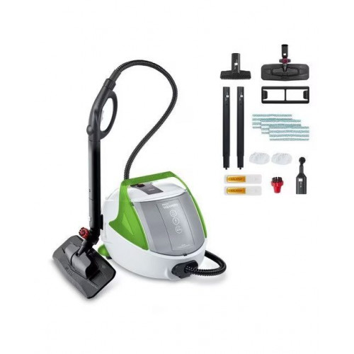 Vaporetto Polti Pro 8X Eco Plus elimina virus, gérmenes y bacterias Blanco / Azul