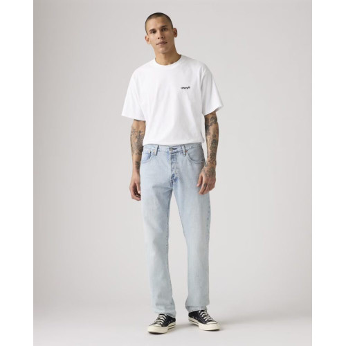 Vaquero de hombre 501® Original recto de algodón Azul claro