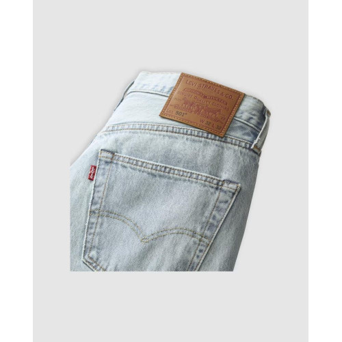 Vaquero de hombre 501® Original recto de algodón Azul claro