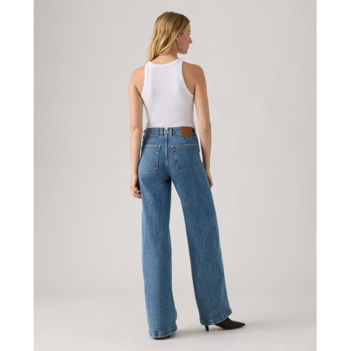 Vaquero recto de mujer 728™ Tailored High Rise Wide Leg Azul